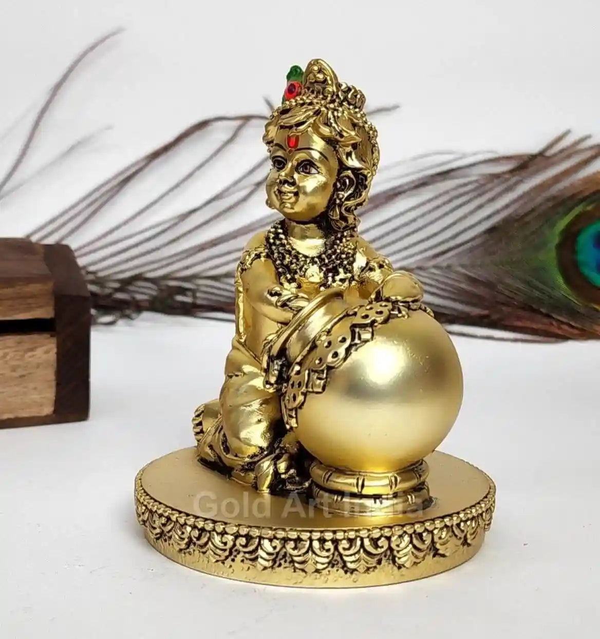 Makhan Krishna Laddu Gopal Idol – Side Angle View