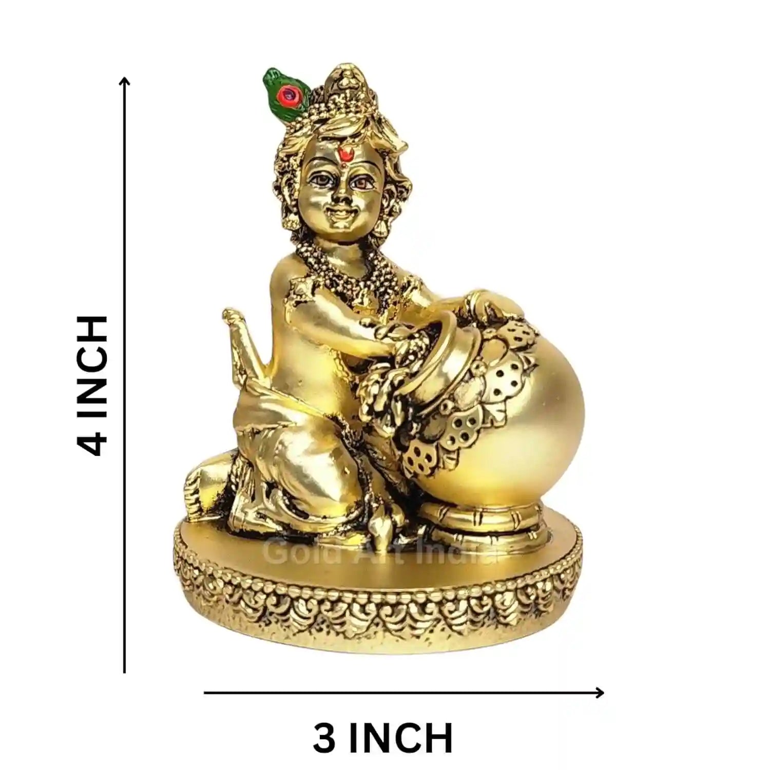 Scale Reference – 4x3 Inch Krishna Idol