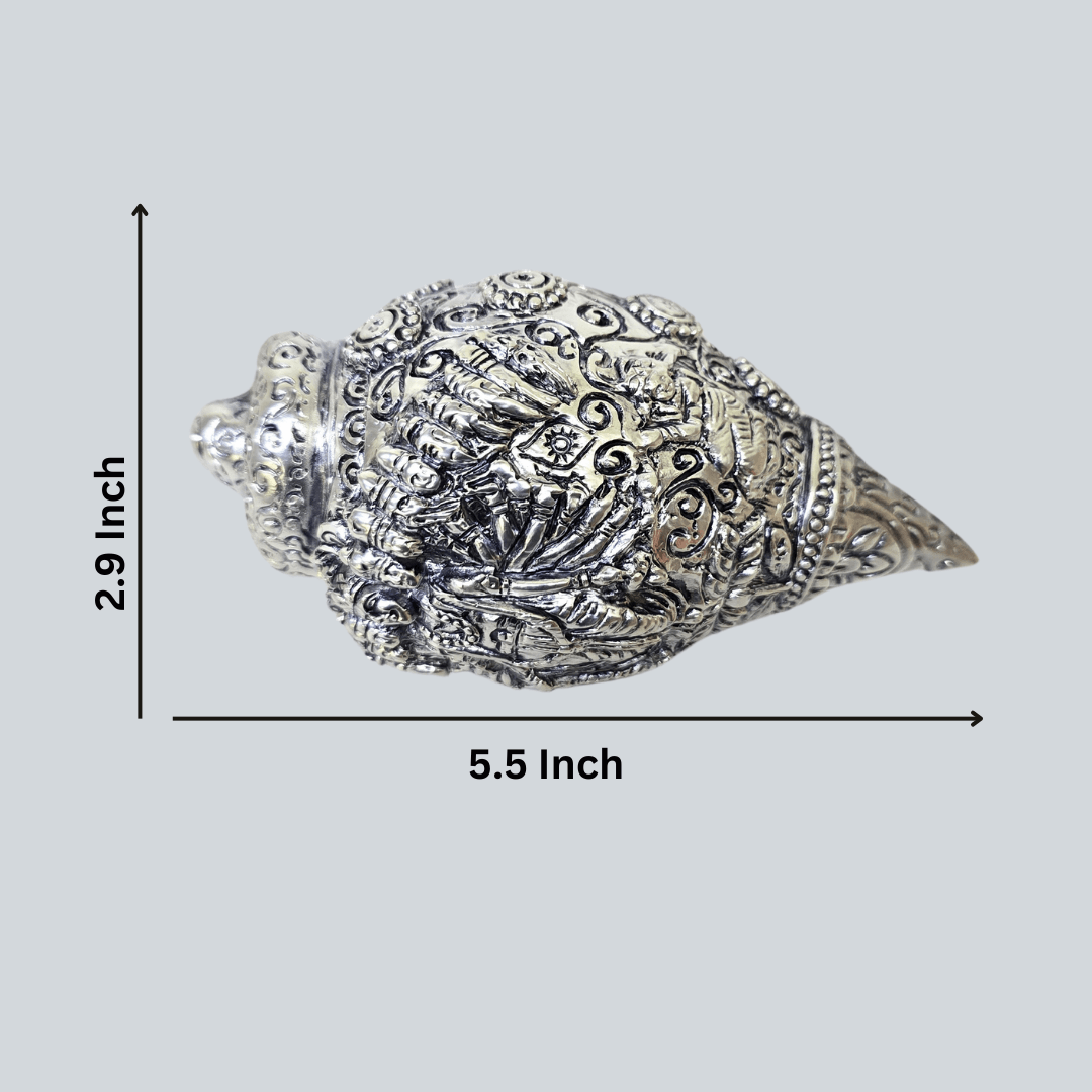 Dimensions of Shank Vishnuji idol – width, height, length