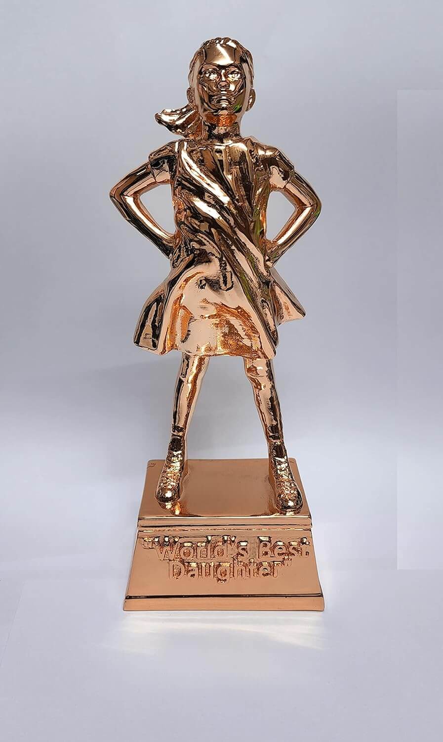 Best Daughter: Rose Gold Fantasy Figurine Gift | Perfect Gift for Girls