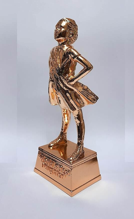 Best Daughter: Rose Gold Fantasy Figurine Gift | Perfect Gift for Girls