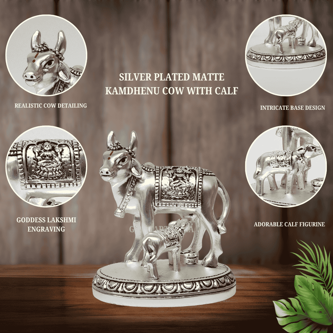 Packaging and gift-ready look of Kamdhenu idol