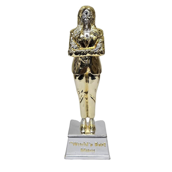 World's Best Mom Gold & Silver Plated