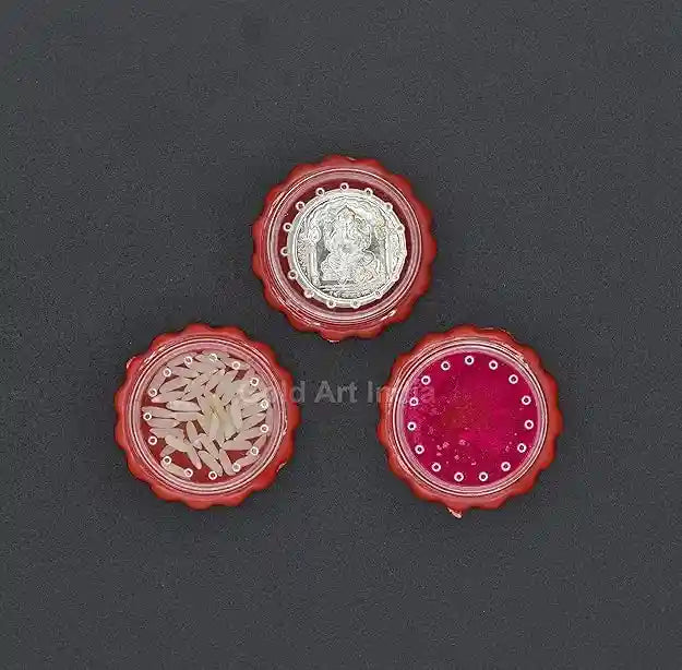coin chawal kumkum