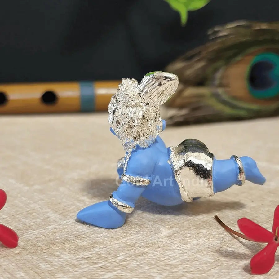 Handcrafted Bal Gopal Figurine for Janmashtami Decor

